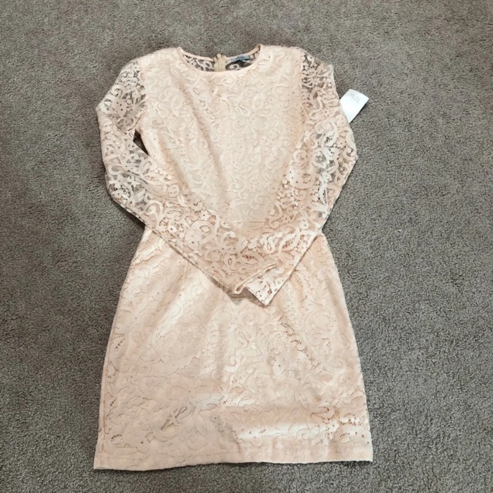 Cream Lace Tobi Dress